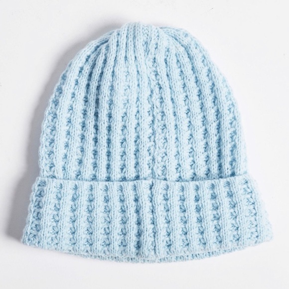 Billabong So Chill Beanie Baby Powder Blue Knit cozy cute warm winter snow ski - Picture 4 of 4